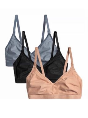 Negative Underwear Silky Nursing Bras 3-Pack